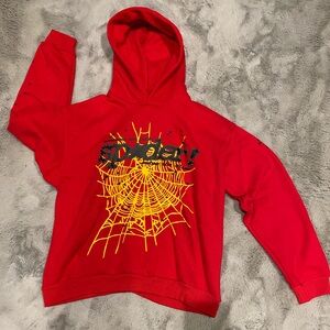 Sp5der P*NK V2 Hoodie Red XL